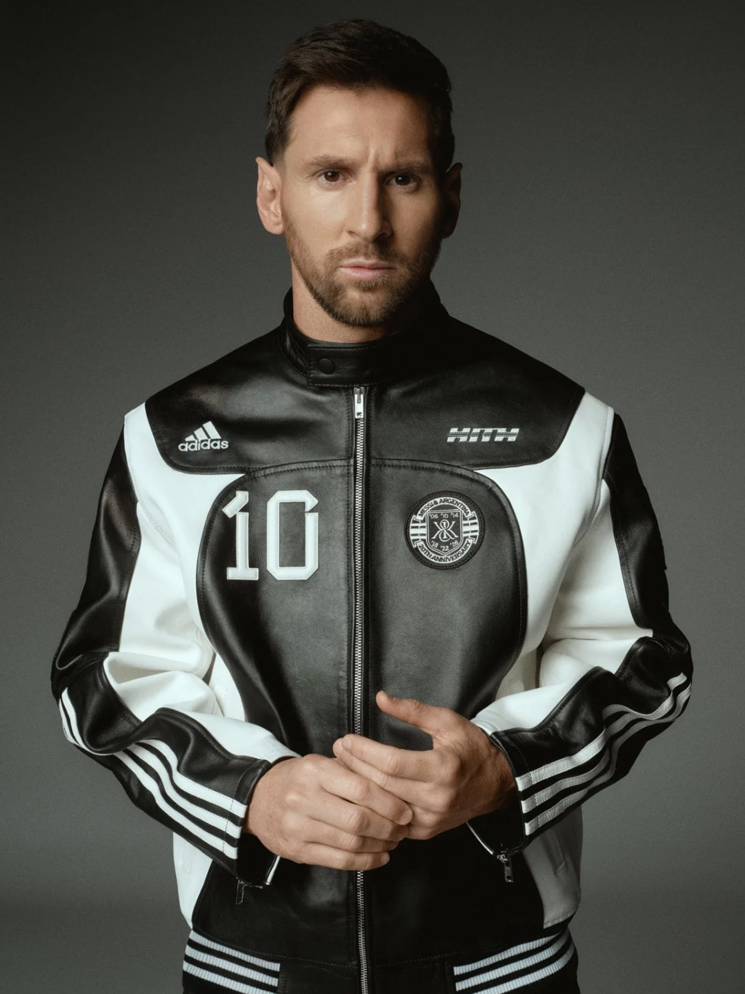 Adidas x Kith x Messi Football Jersey Blue White - US Sizing, Adidas x Kith x Messi Football Jersey Night Navy - US Sizing μ°©μ© μ€νμΌ - 4