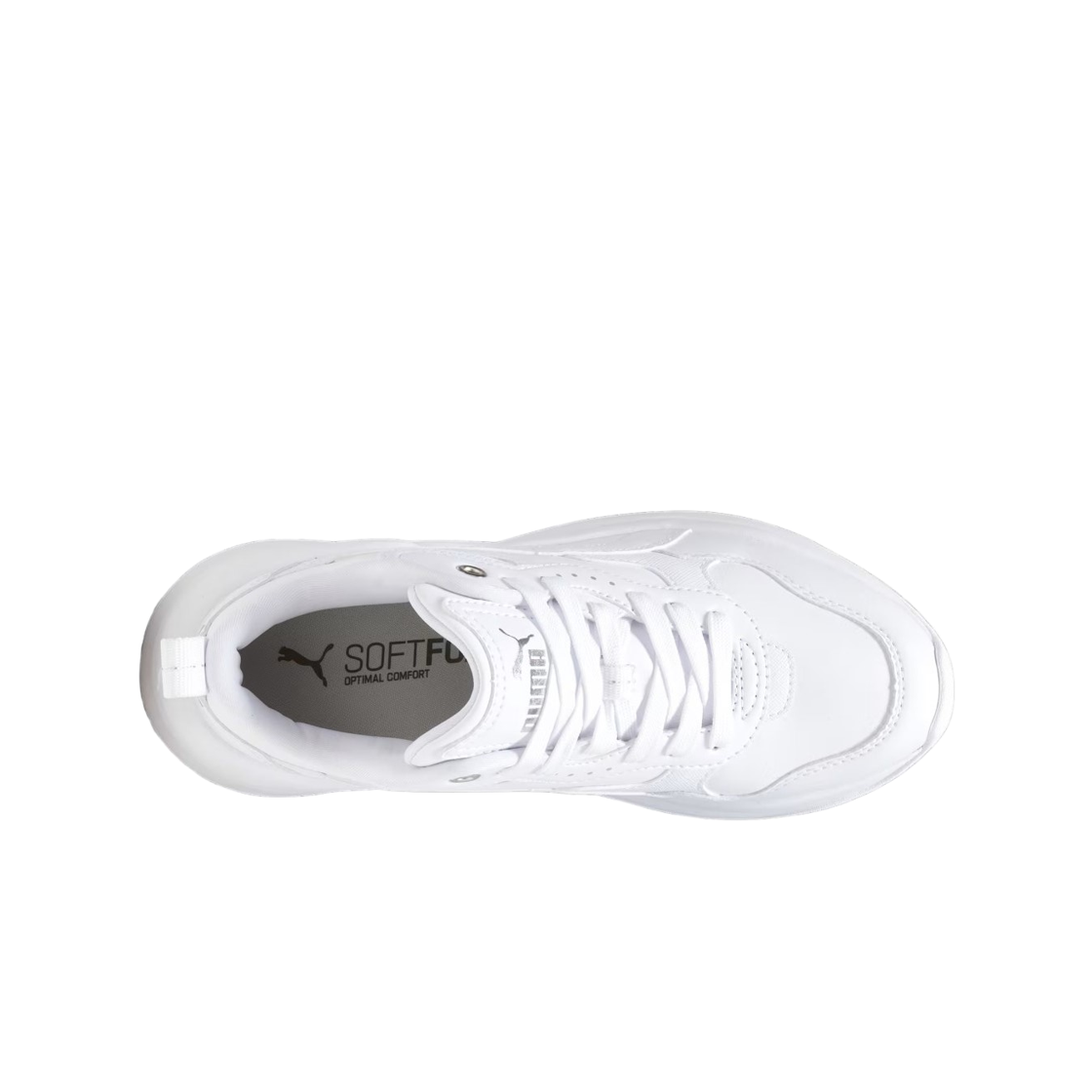 (W) 푸마 실리아 웨지 스니커즈 화이트 실버((W) Puma Cilia Wedge Sneakers White Silver) - 2