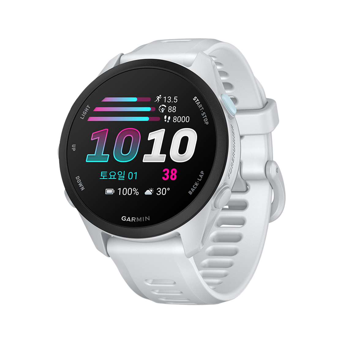 가민 포러너 70 화이트스톤 러닝 GPS 스마트워치(Garmin Forerunner 70, GPS,Whitestone, TWN/KOR/SEA,AB5206_010-04307-11)