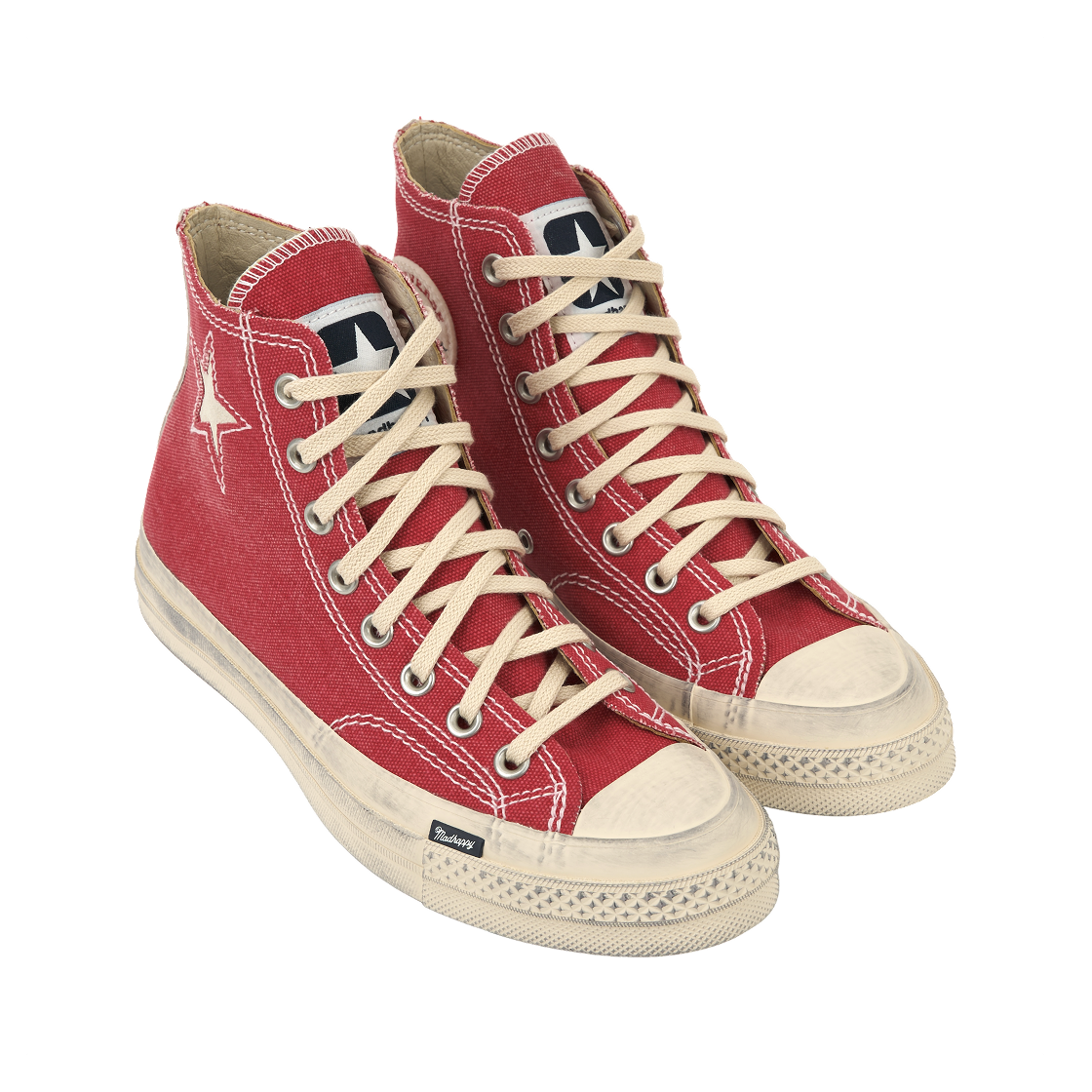 컨버스 x 매드해피 척 70 로우 레드 내츄럴 아이보리(Converse x Madhappy Chuck 70 Red Natural Ivory) - 4