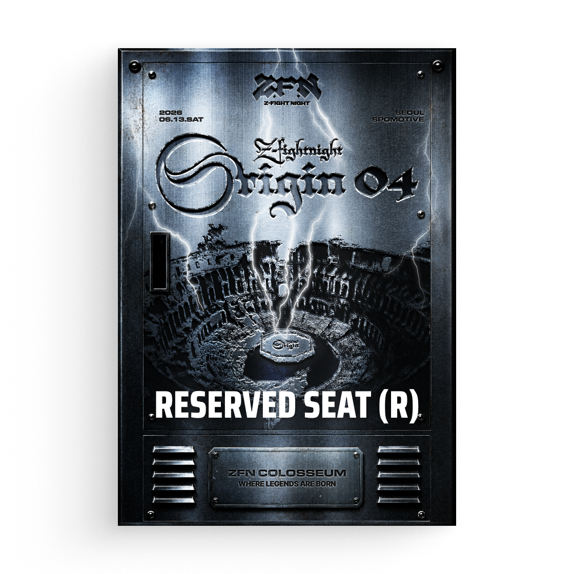 [ZFN ORIGIN 04] 지정좌석 R 구역([ZFN ORIGIN 04] RESERVED SEAT AREA(R))