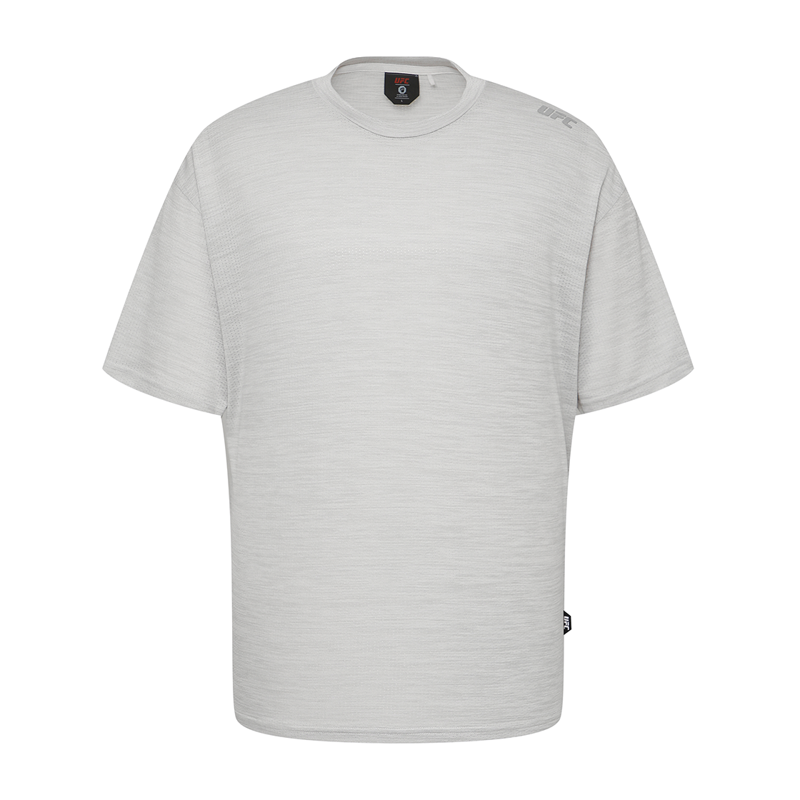 유에프씨 스포츠 아이스 릴렉스핏 반팔 티셔츠 멜란지 그레이(UFC SPORT Ice Relaxed Fit Ss Melange Grey) - 1