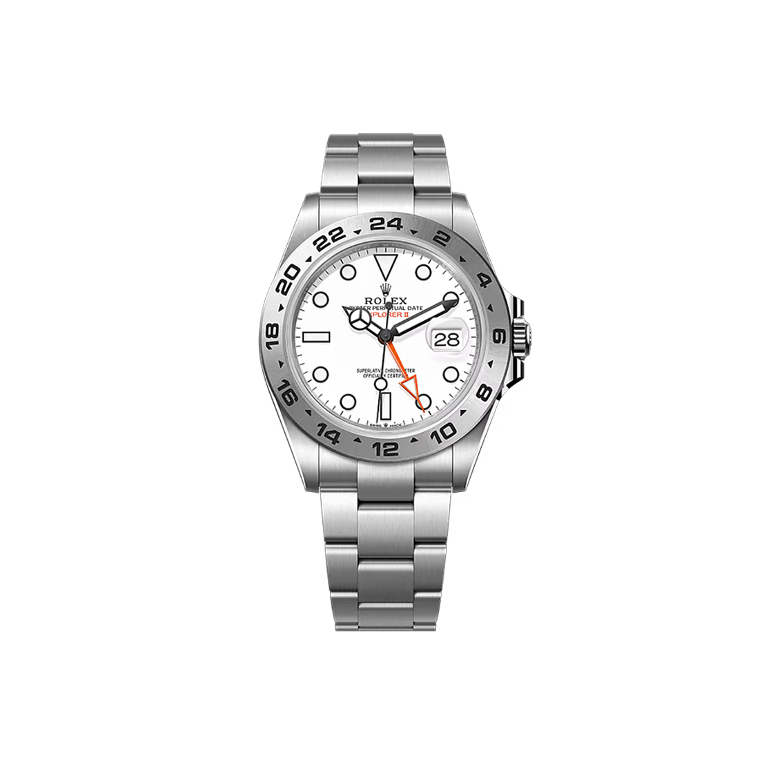 롤렉스 익스플로러Ⅱ 42-226570 화이트 바+도트 오이스터 NO.7979(Rolex Explorer II White Dial Dot Oyster No. 7979)