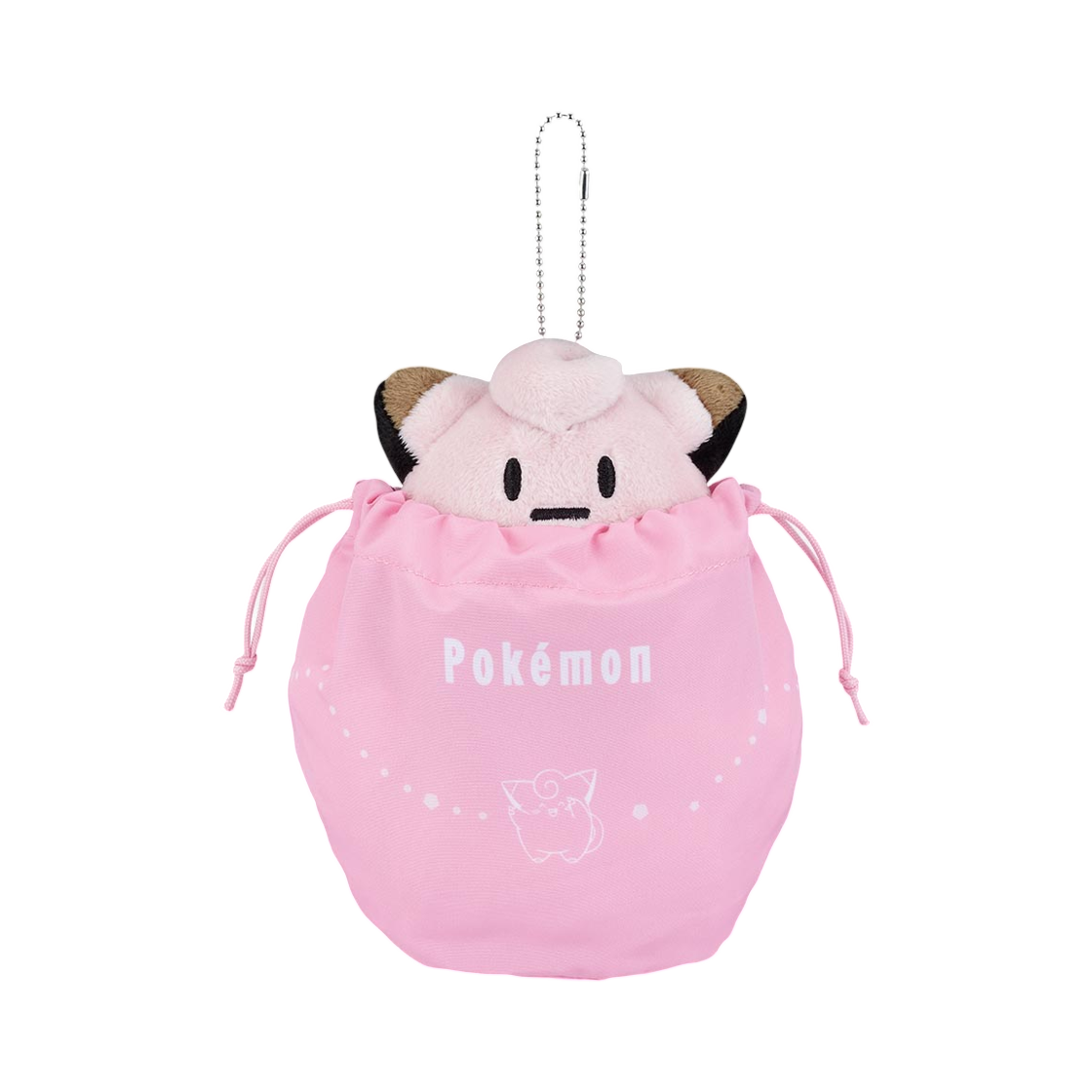 반다이 2025 포켓몬 컬렉션 로터리 산책을 나가자! E상 마스코트 인 드로우스트링 삐삐(Bandai 2025 Pokemon Collection Lottery Let's Go For A Walk! E Prize Mascot In A Drawstring Bag Clefairy)