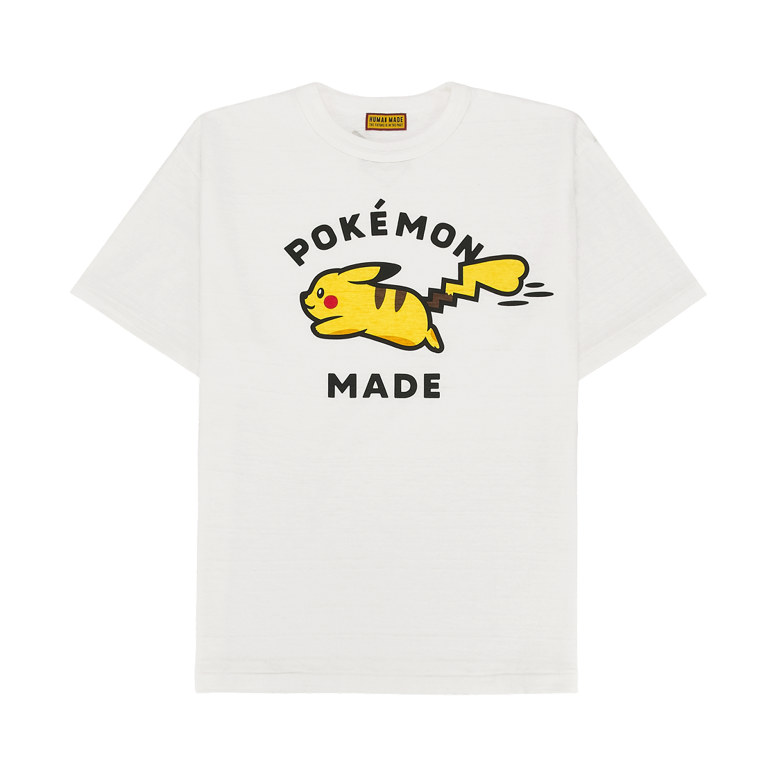 휴먼 메이드 x 포켓몬 메이드 그래픽 티셔츠 #1 화이트(Human Made x Pokemon Made Graphic T-Shirt #1 White)