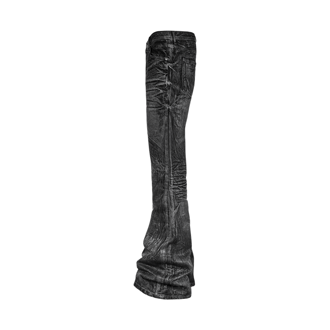 에모스탠스클럽 블랙 더스트 코티드 플레어 진(emostanceclub Black Dust Coated Flare Jeans) - 2