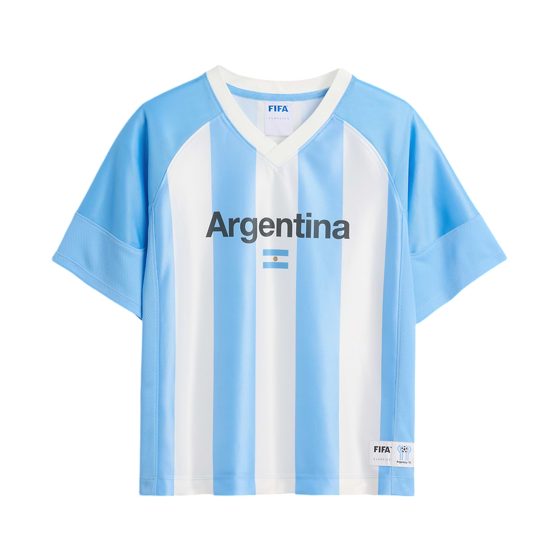 (키즈) 갭 피파 월드컵 오버사이즈 저지 아르헨티나((Kids) Gap Fifa World Cup Oversized Jersey Argentina)
