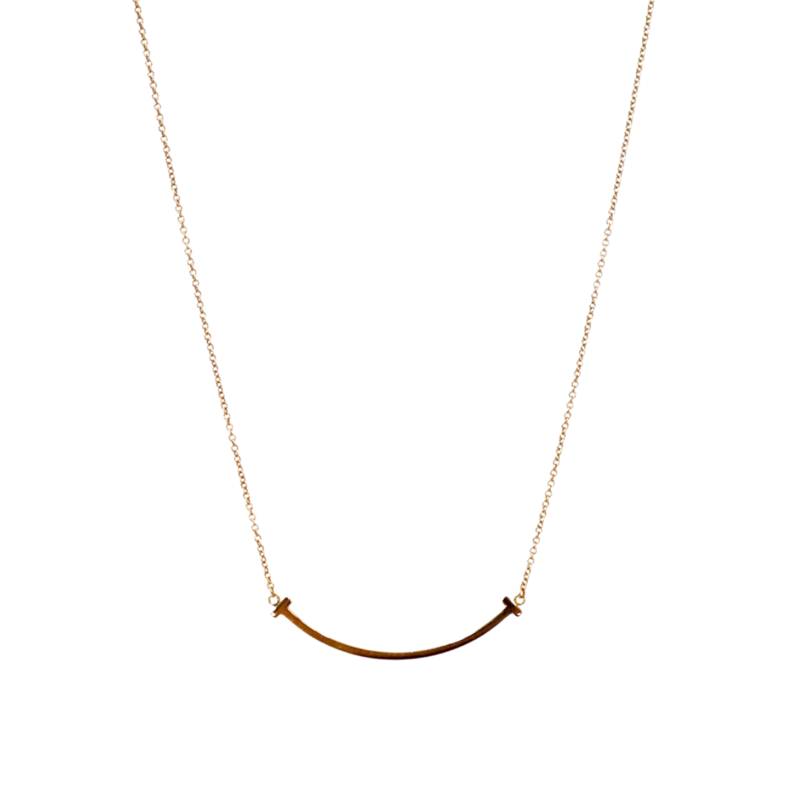 IT8BDBCGDCG2 Tiffany & Co. Small 18K T-Smile Necklace C-B59349