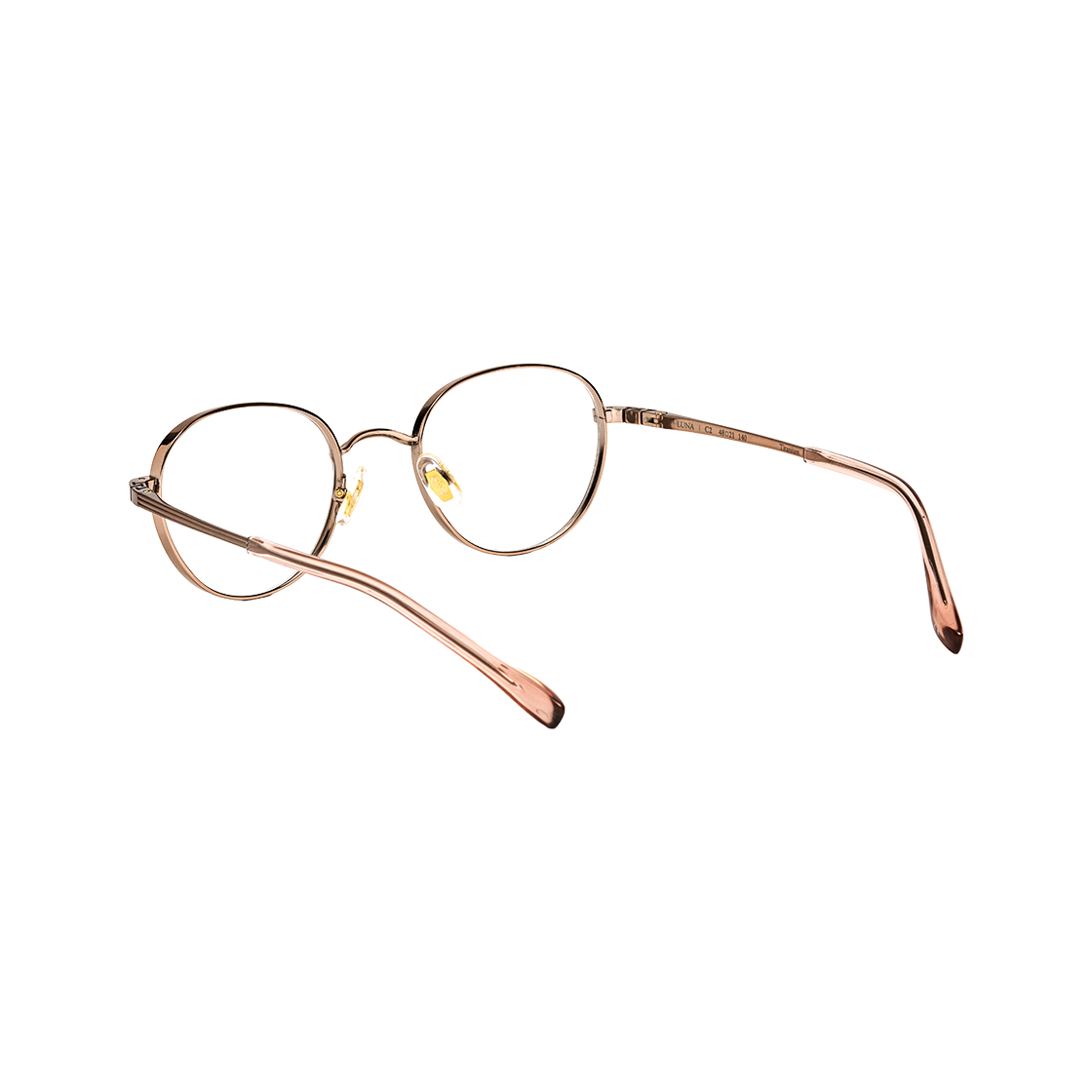 테츠오아이웨어 루나 메탈테 C2 핑크 골드(TETSUO EYEWEAR Luna C2 Pink gold) - 3