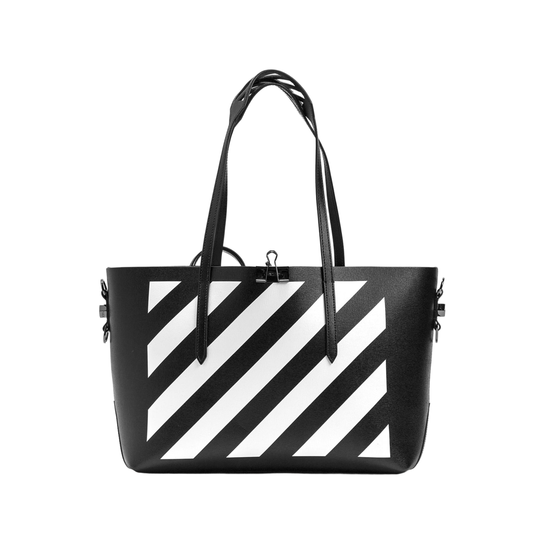오프화이트 디아그 바인더 토트백 블랙 화이트(Off-White Diag Binder Tote Bag Black White)