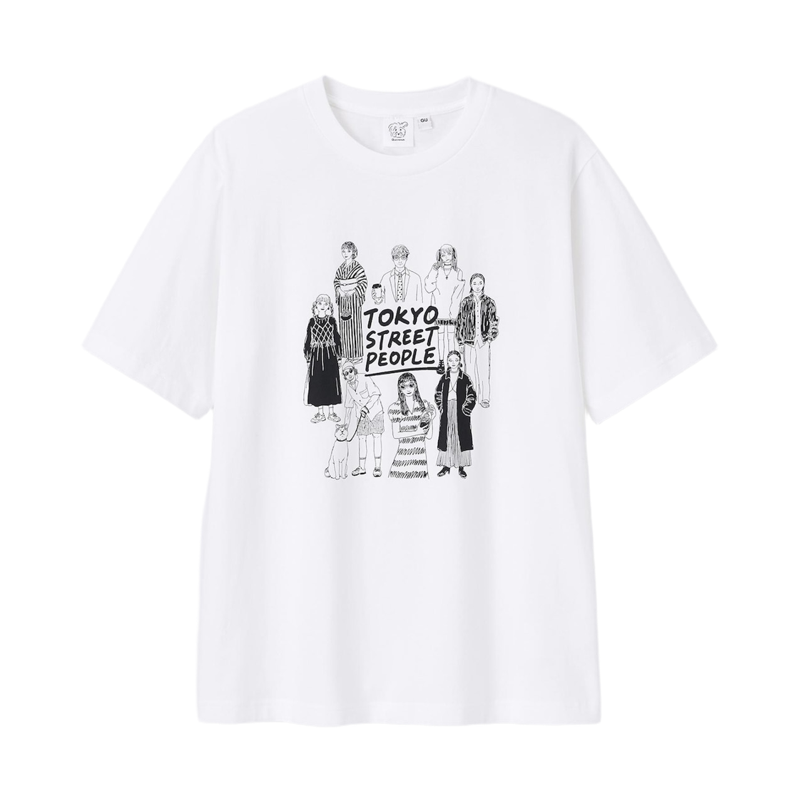 GU x 쿠나나 그래픽 티셔츠 화이트(GU x Qoonana Graphic T-Shirt White) - 1