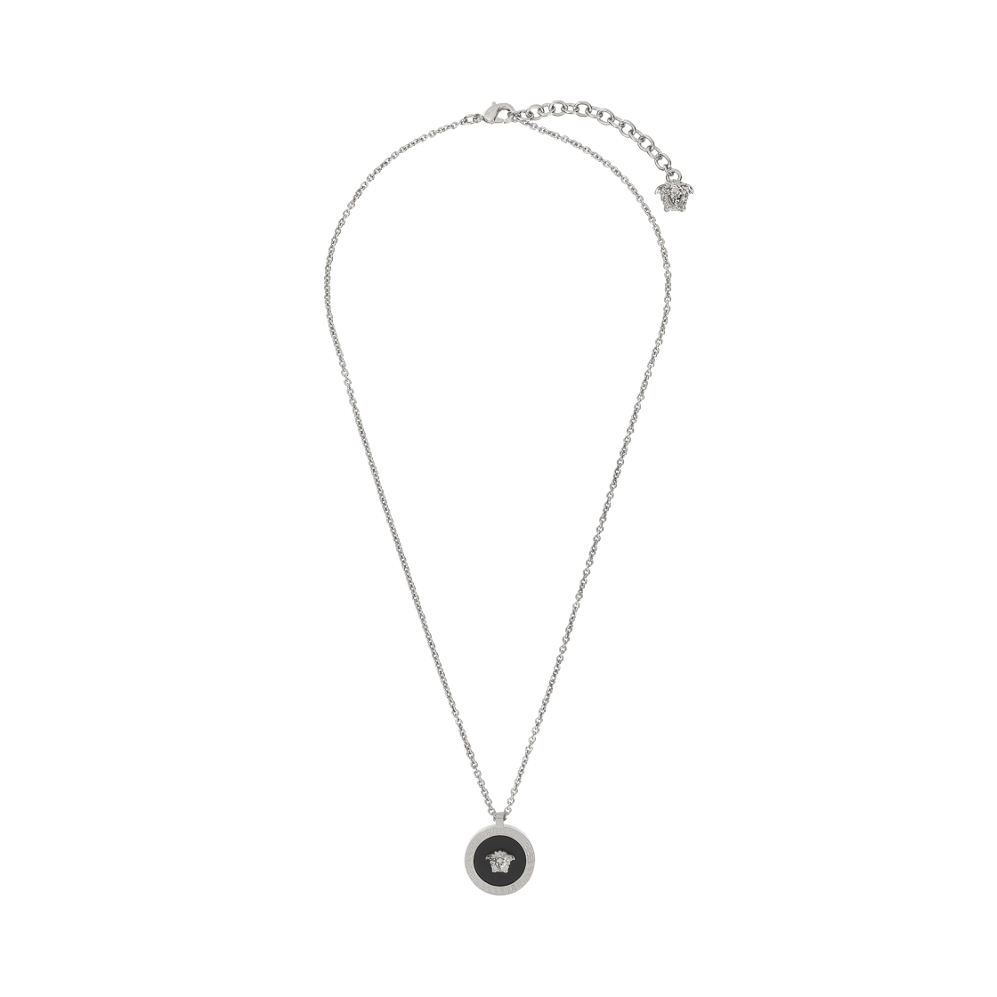 베르사체 에나멜 메두사 네클리스 블랙(Versace Enamel Medusa Necklace Black)