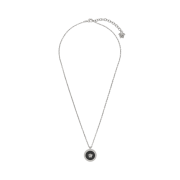 Versace Enamel Medusa Necklace Black