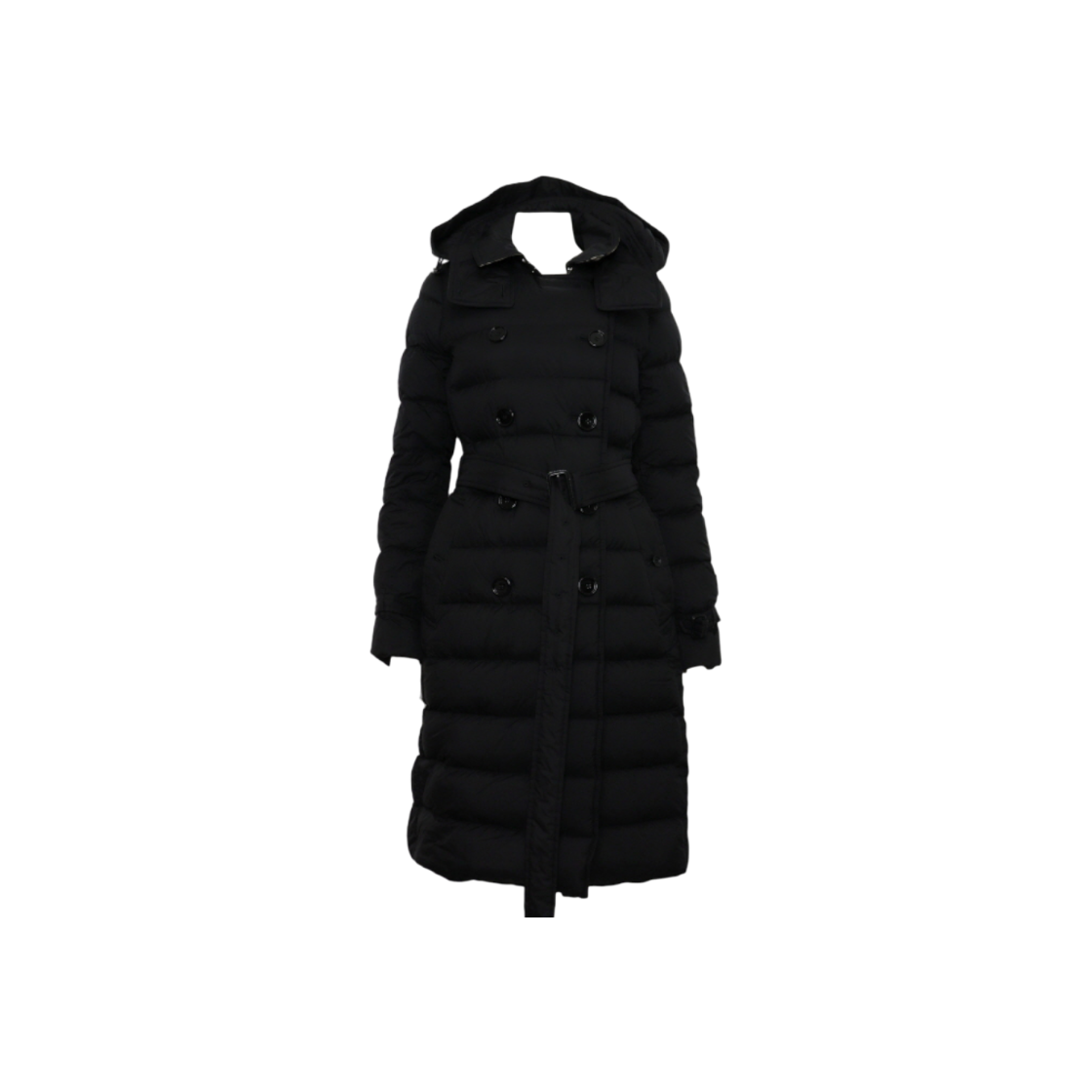 버버리 8018554 블랙 ARNISTON 아니스톤 벨티드 여성 롱패딩 자켓aa63410(Burberry Arniston Belted Long Padded Jacket Black)