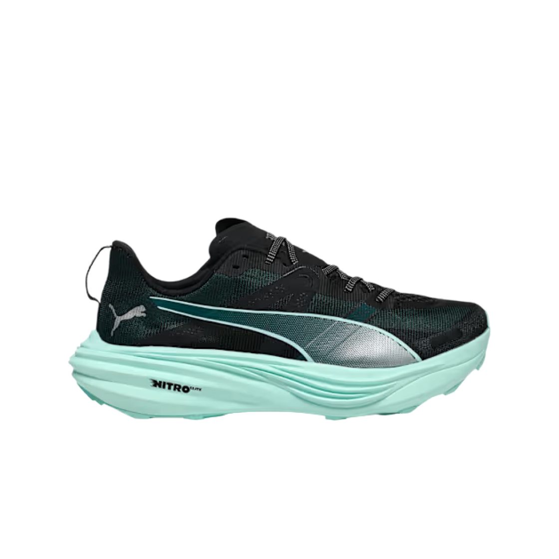 310034-04 Puma Deviate Nitro Elite Trail Green Terrain Mint Melt
