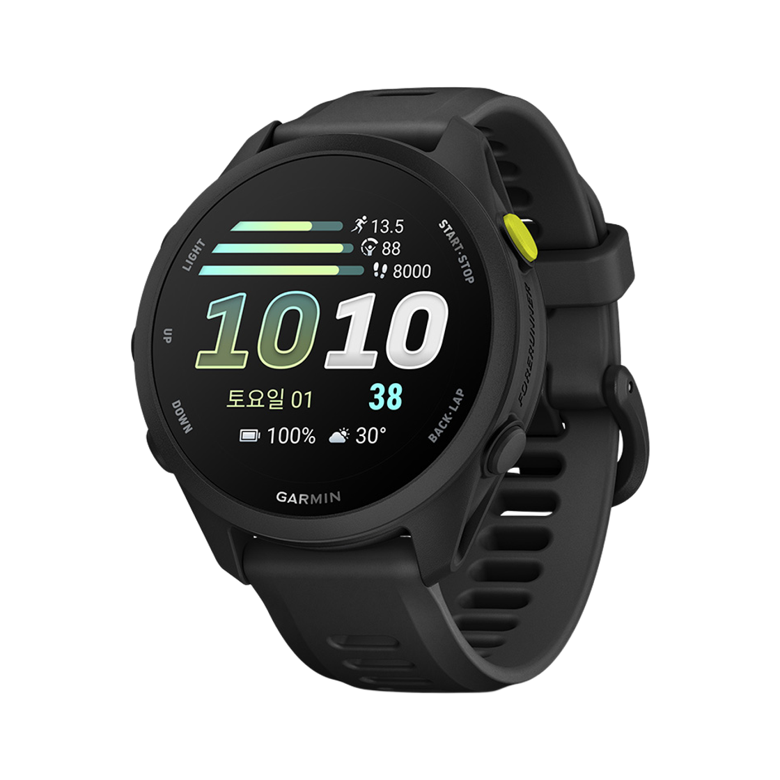 가민 포러너 70 블랙 러닝 GPS 스마트워치(Garmin Forerunner 70, GPS, Black, TWN/KOR/SEA,AB5206_010-04307-10) - 1