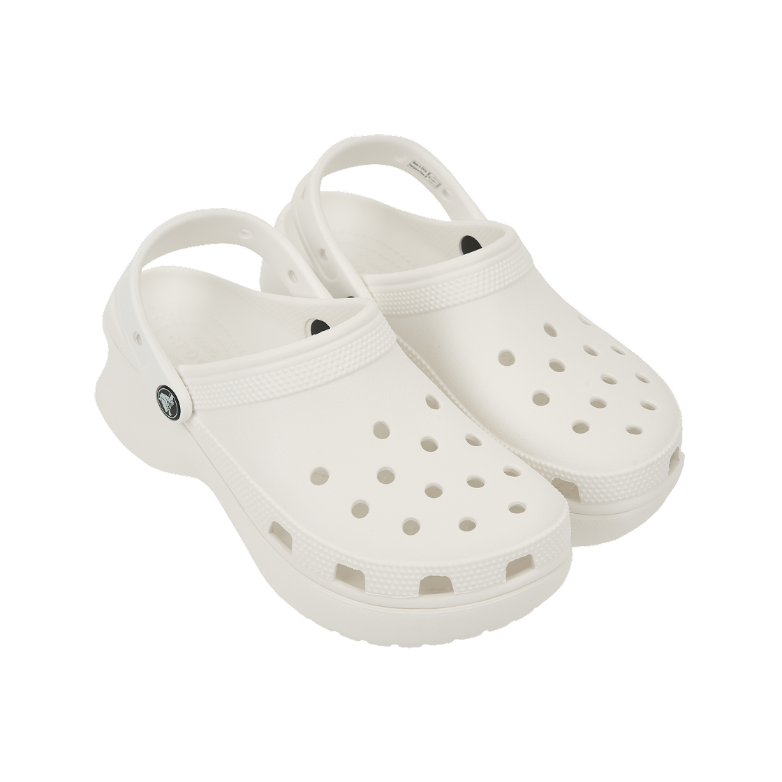 (W) 크록스 클래식 플랫폼 클로그 화이트((W) Crocs Classic Platform Clog White) - 4