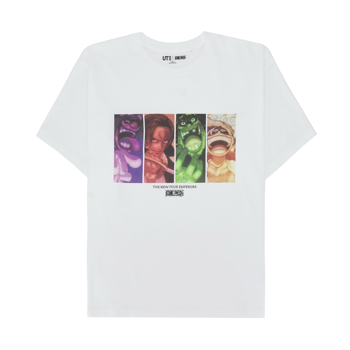 유니클로 UT x 원피스 그래픽 티셔츠 D 화이트(Uniqlo UT x One Piece Graphic T-shirt D White)
