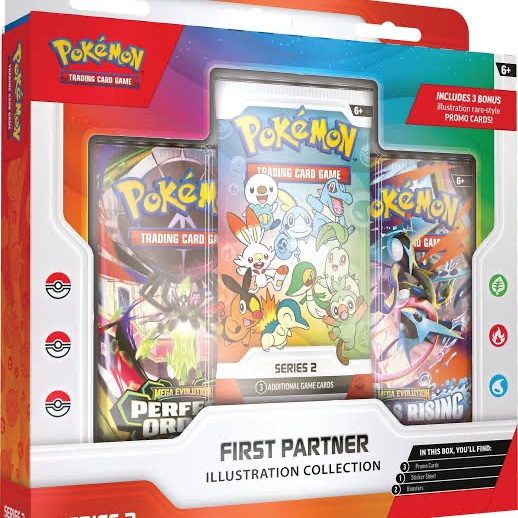 Pokemon TCG First Partner Illustration Collection Series Vol.1 Box (English Ver.), Pokemon TCG Mega Expansion Pack Inferno X Box (Pack of 30/Korean Ver.) 착용 스타일 - 3
