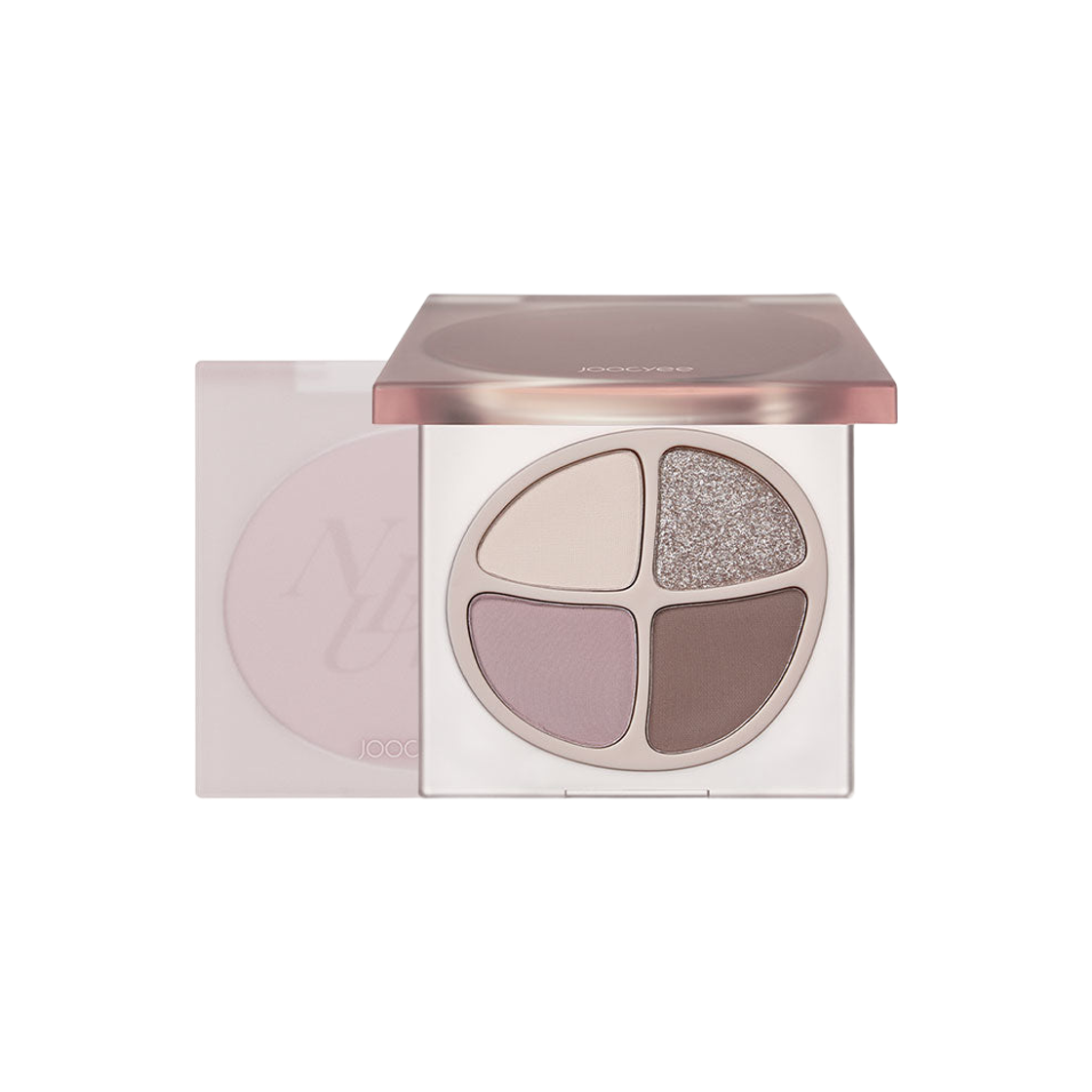 주씨 4 쉐이드 아이섀도우 팔레트 F13 타로 누드(Joocyee 4 Shades Eyeshadow Palette F13 Taro Nude)