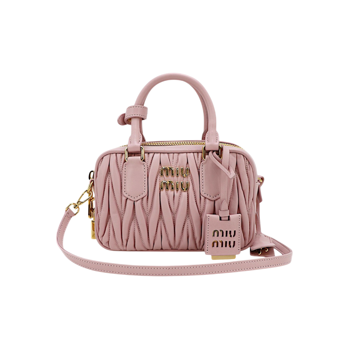 ITDGUG398EO3 Miu Miu Arcadia Matelasse Napa Small Bag 5BB123