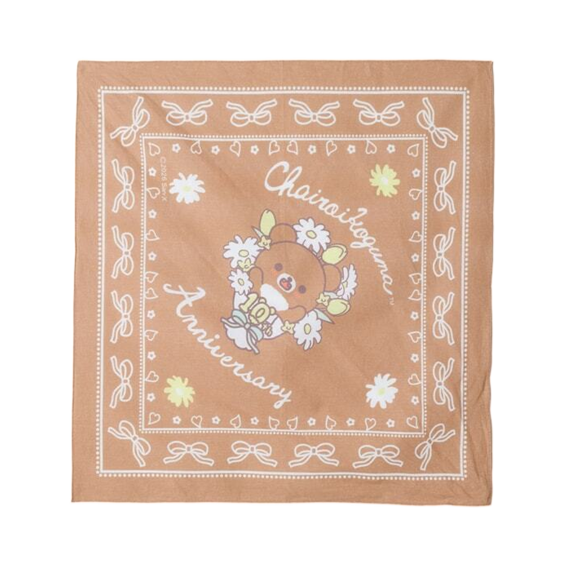 스파오 x 리락쿠마 반다나 브라운(Spao x Rilakkuma Bandana Brown) - 1