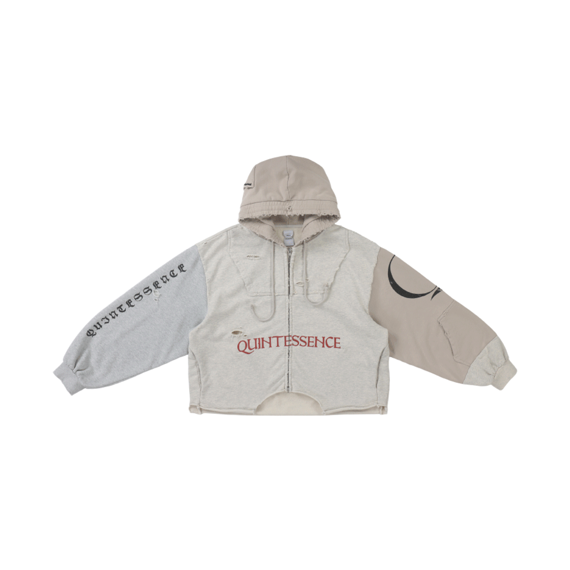 태양 퀸터센스 집업 후드 그레이(Taeyang Quintessence Zip-Up Hoodie Grey) - 1