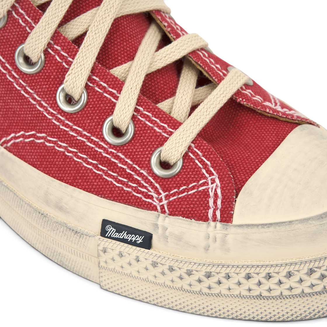 컨버스 x 매드해피 척 70 로우 레드 내츄럴 아이보리(Converse x Madhappy Chuck 70 Red Natural Ivory) - 7