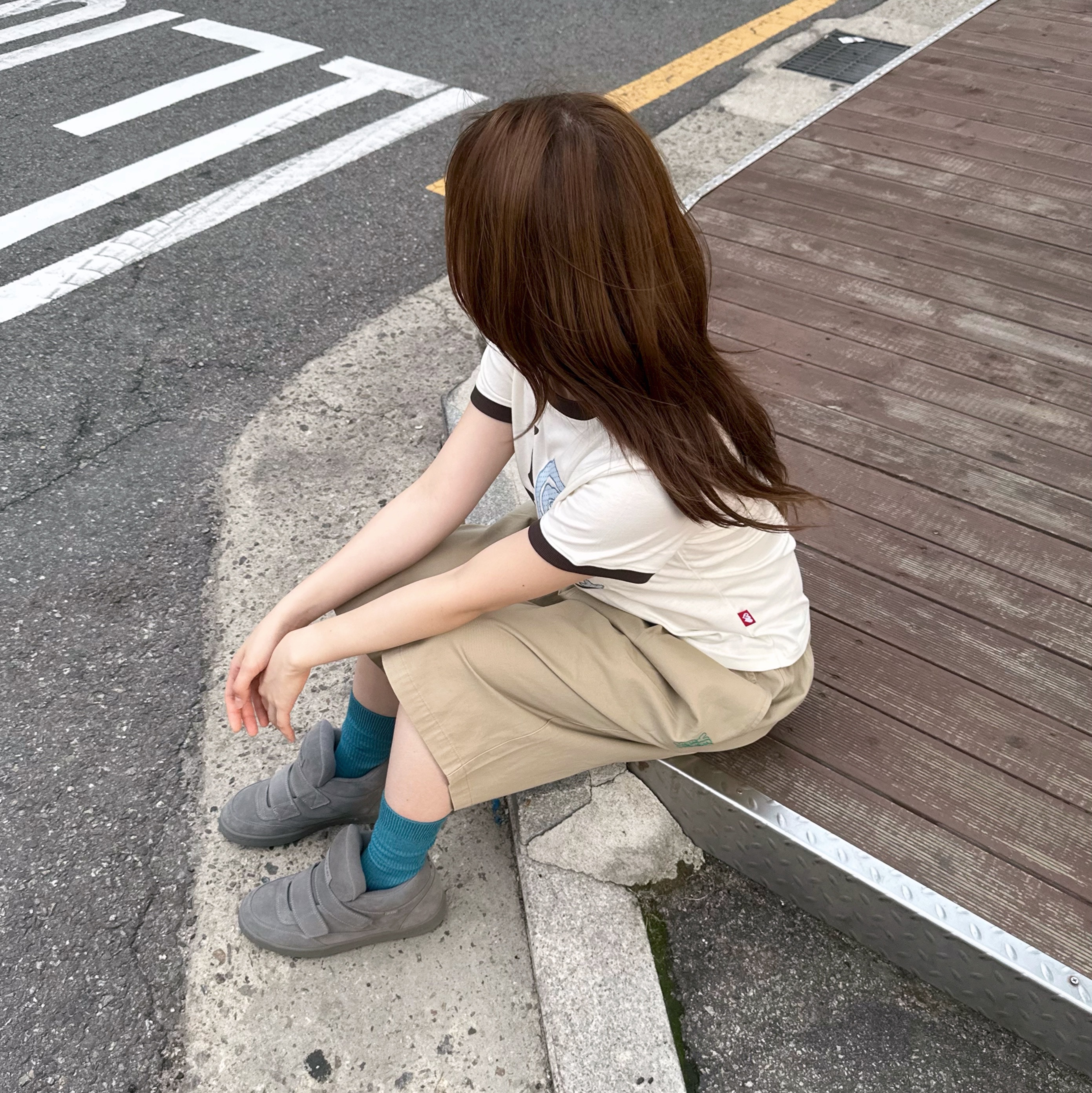 COYSEIO Coy Bumble Sneakers Grey 착용 스타일 - 6