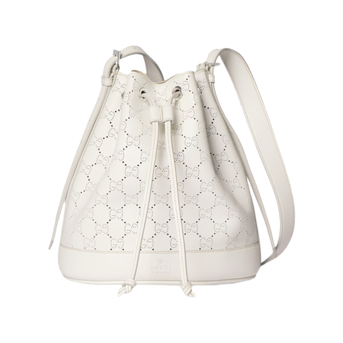 구찌 베니스 스몰 버킷백 화이트 GG(Gucci Venice Small Bucket Bag White GG) - 1