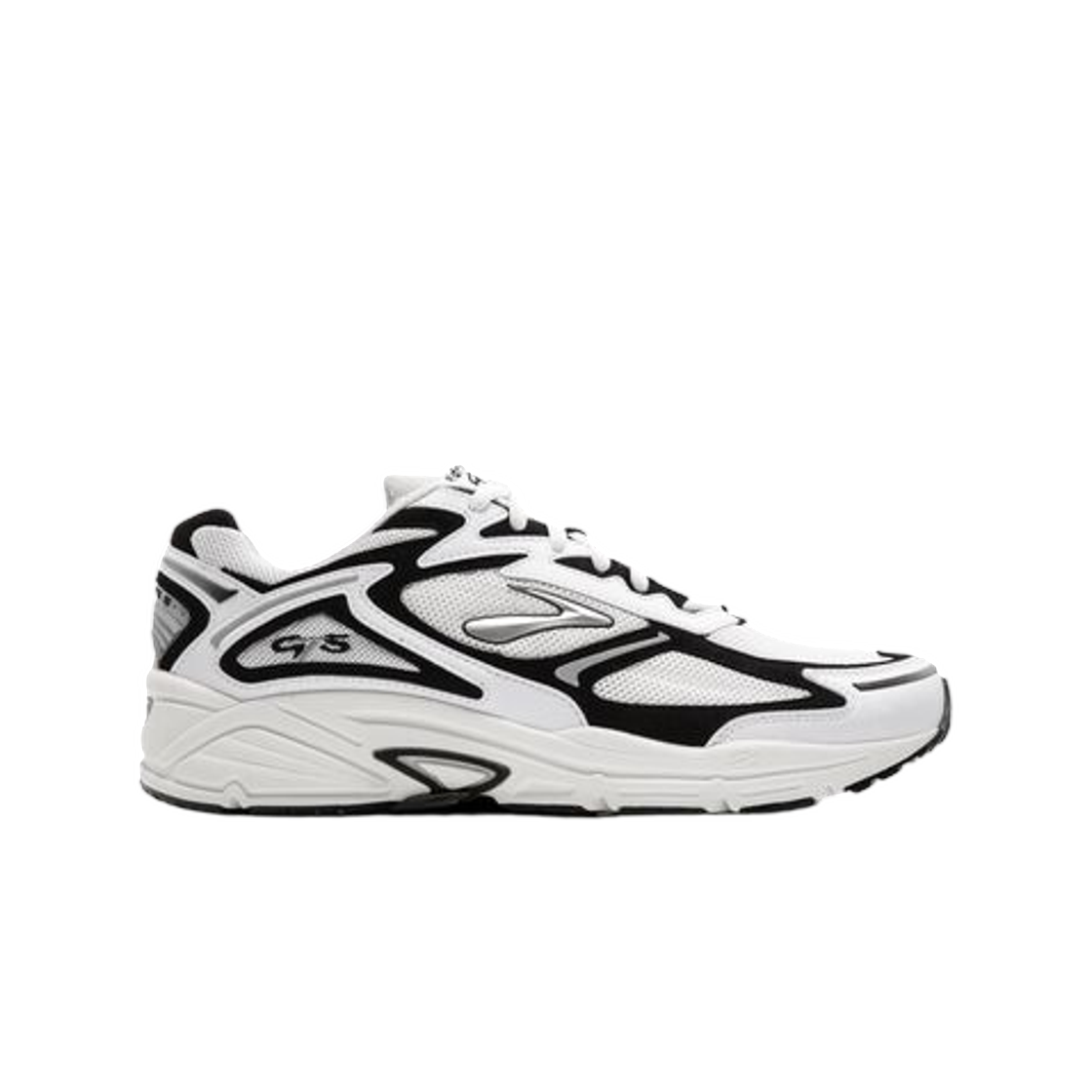1104851D049 Brooks Running Adrenaline GTS 4 Black White Silver - D Medium