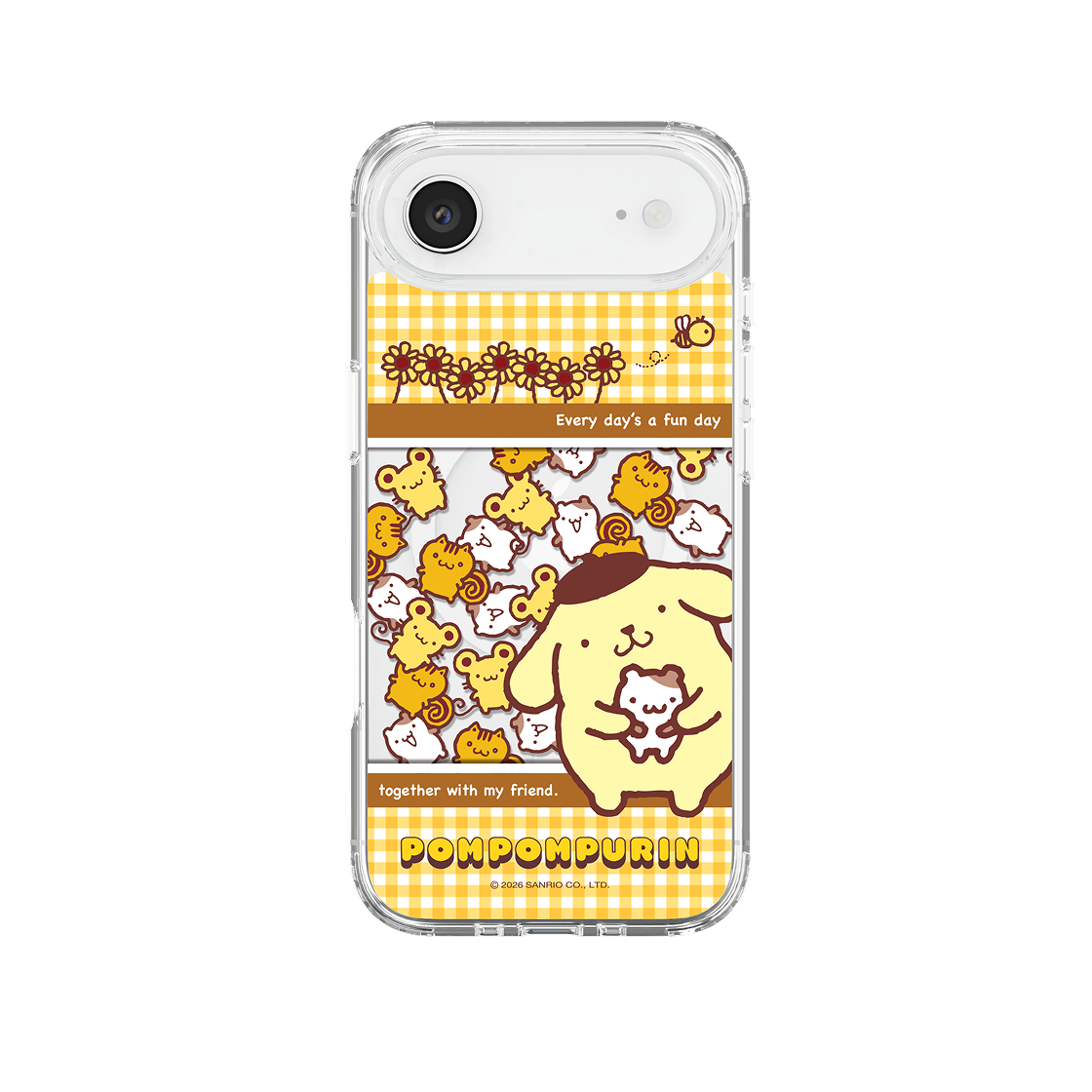 폼폼푸린 스낵키 클리어 마그넷 케이스 for iPhone17 Series(POMPOMPURIN Snacky Clear Magnet Case for iPhone17 Series) - 3