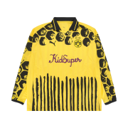 Puma x KidSuper BVB Long Sleeve Retro Shirt Faster Yellow Black (Non Marking Ver.)