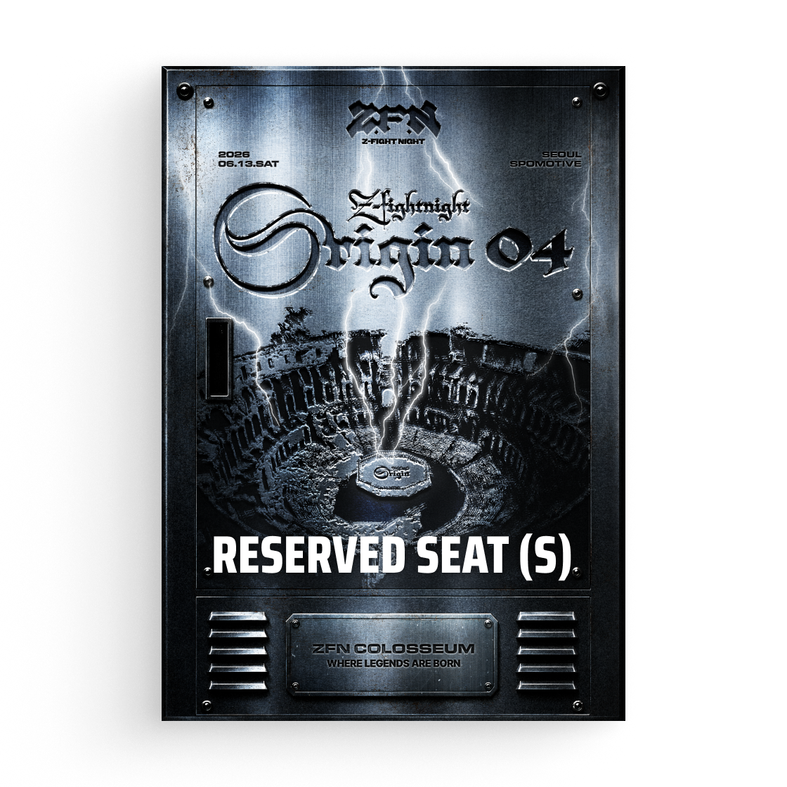 [ZFN ORIGIN 04] 지정좌석 S 구역([ZFN ORIGIN 04] RESERVED SEAT AREA(S))