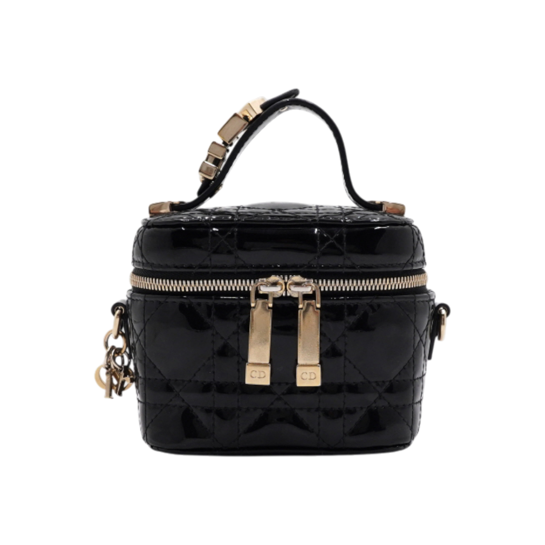 IT3P7NQQDMKU Dior S0935OWCB Black Micro Vanity Shoulder & Crossbody Bag