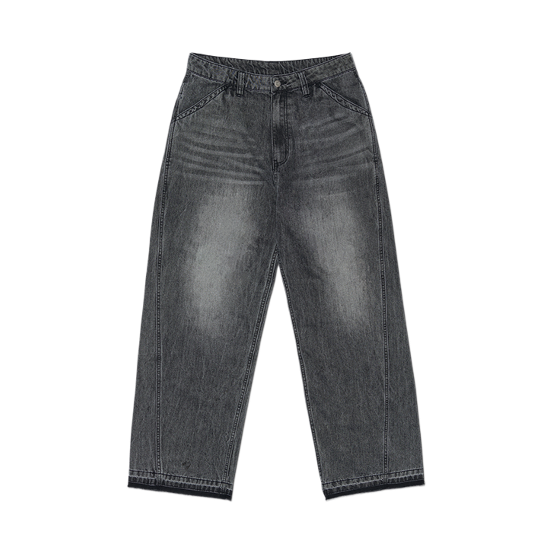 NMSS62DP01WGY NOMANUAL Neo Denim Pants Washed Gray