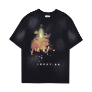 Undermycar POC Location Vintage Washed T-Shirts Black