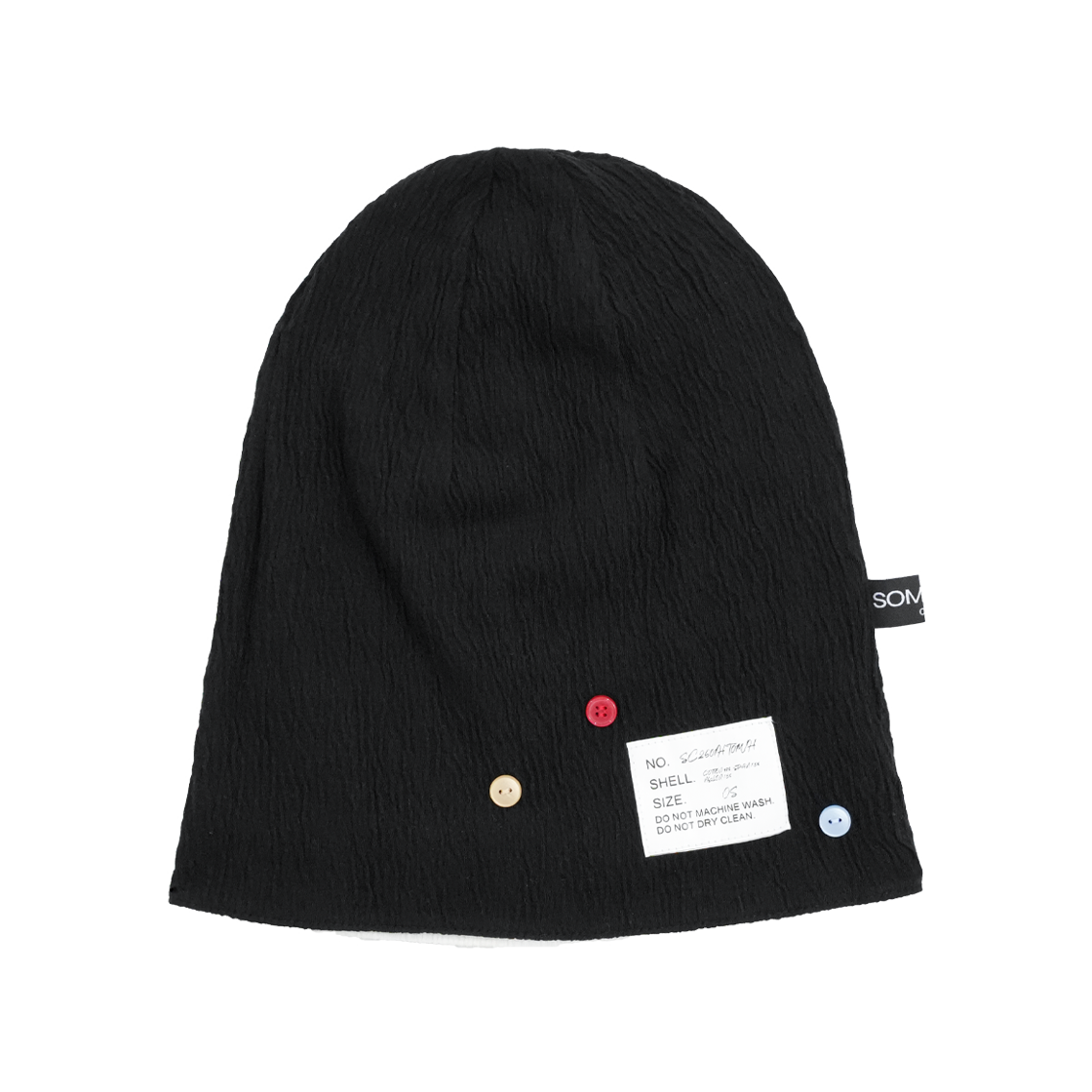 솜속 제인 스트라이프 리버시블 비니 화이트(SOMSOC Jane Stripe Reversible Beanie White) - 2