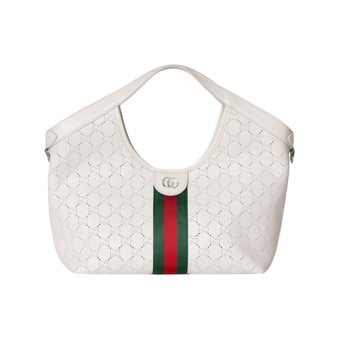 구찌 질리오 스몰 토트백 화이트 GG(Gucci Giglio Small Tote Bag White GG) - 1