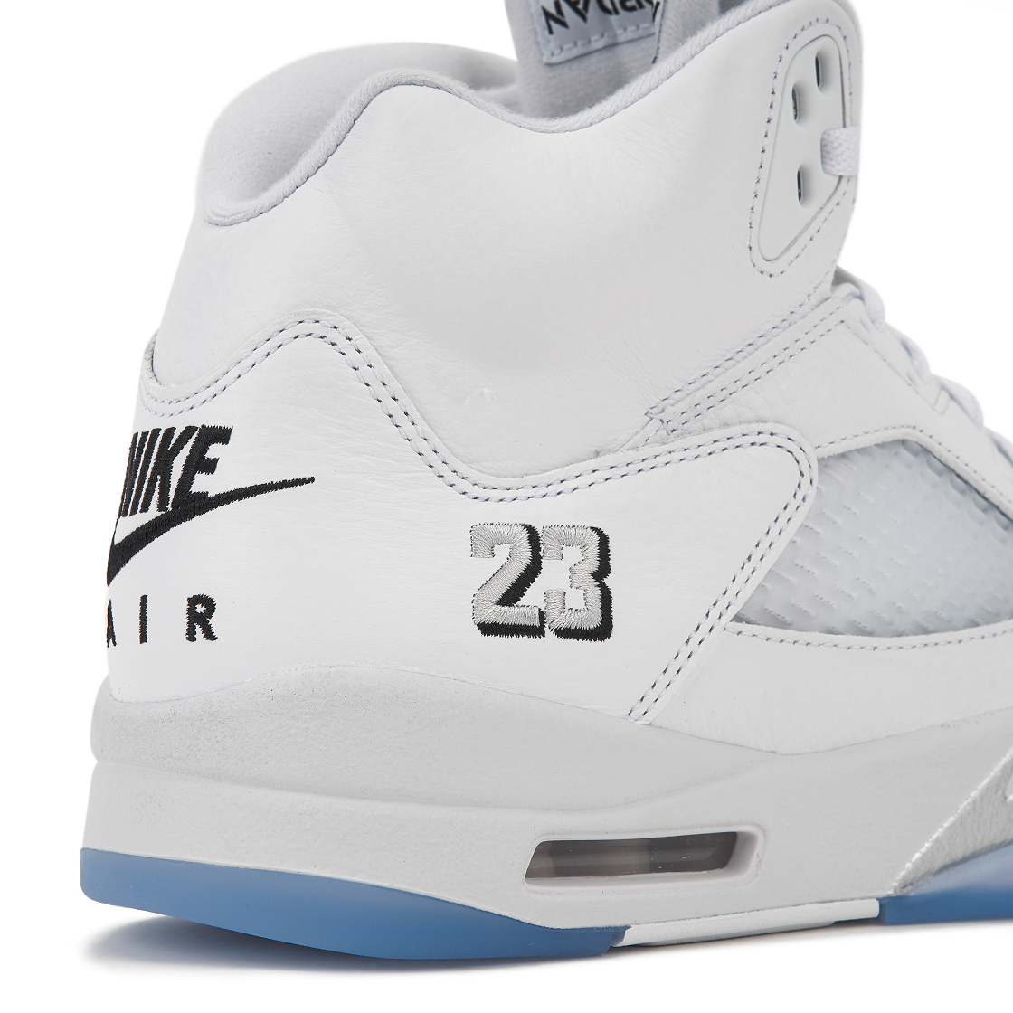 조던 5 레트로 OG 화이트 앤 메탈릭 실버(Jordan 5 Retro OG White and Metallic Silver) - 8
