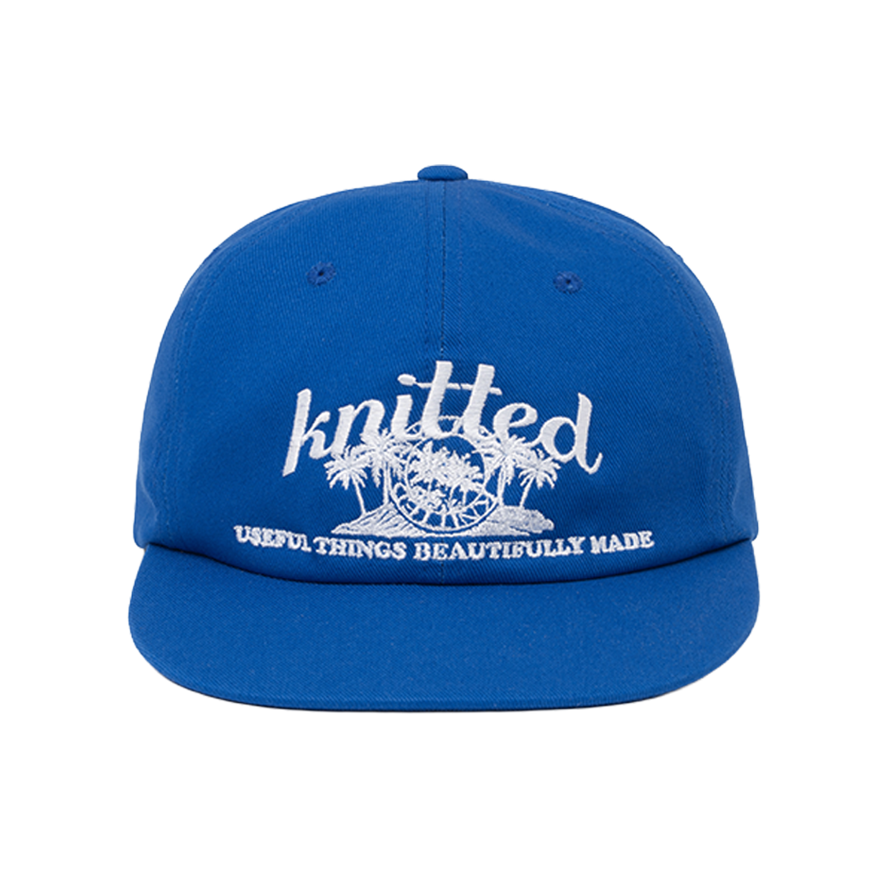 니티드 팜트리 로고 자수 볼캡 블루(Knitted Palmtree Logo Ballcap Blue)