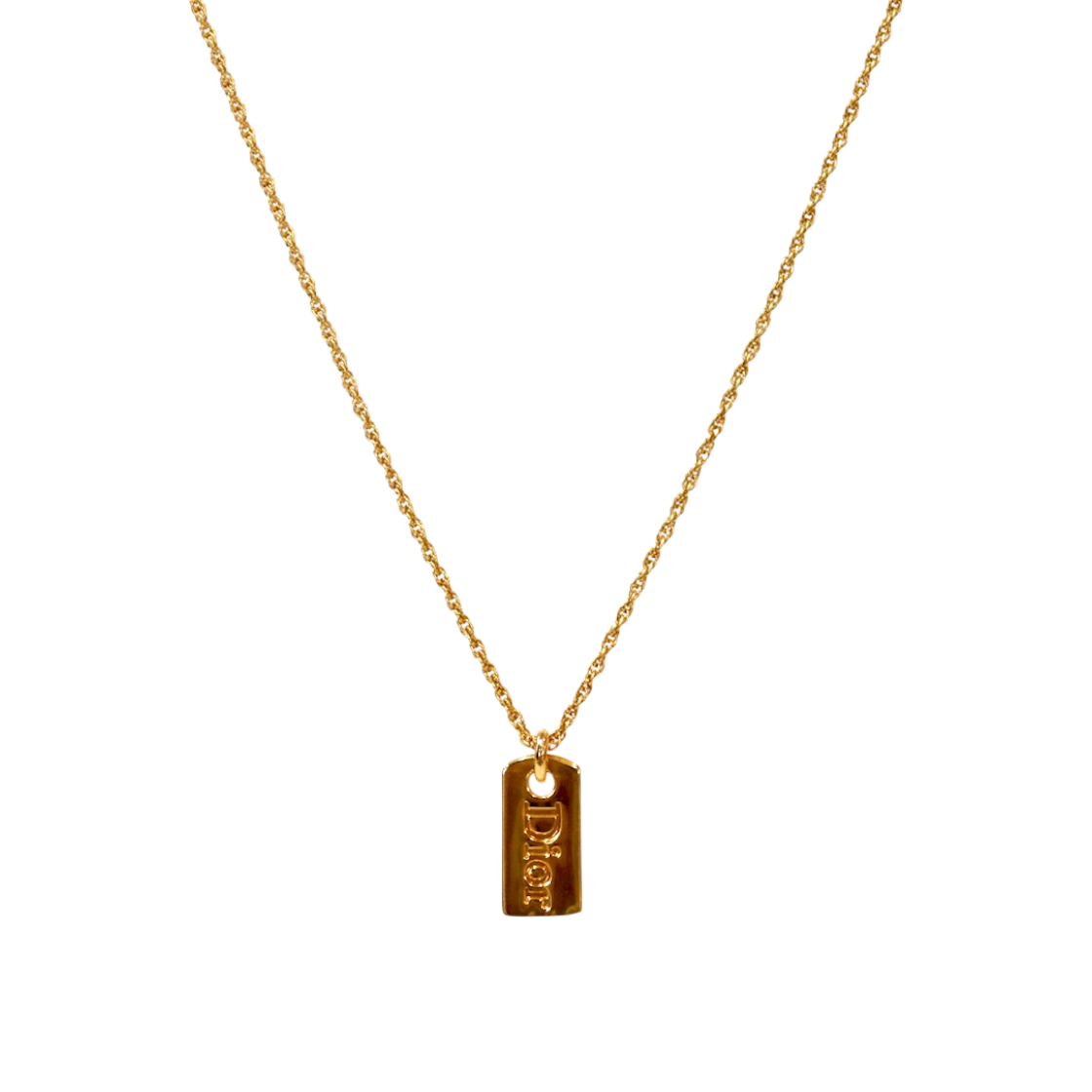ITB73BR94H27 Dior Plate Gold Necklace A-B57811