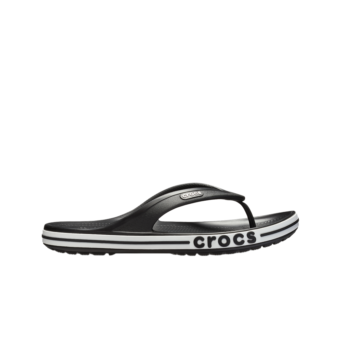 크록스 바야밴드 플립 블랙 화이트 26SUFP205393(Crocs BAYABAND FLIP BKW 26SUFP205393)