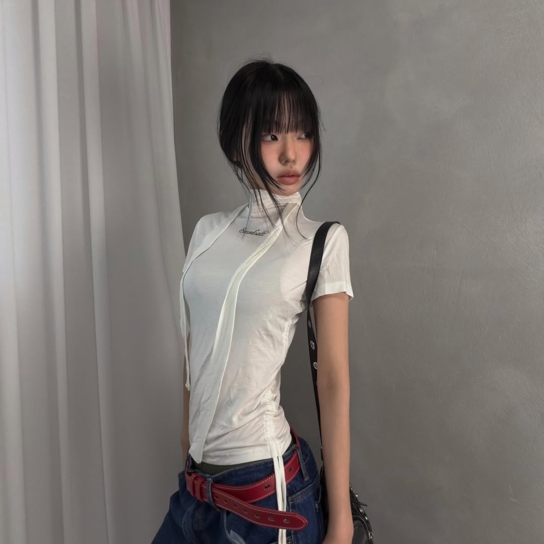 ersco Straight Jeans Blue 착용 스타일 - 6