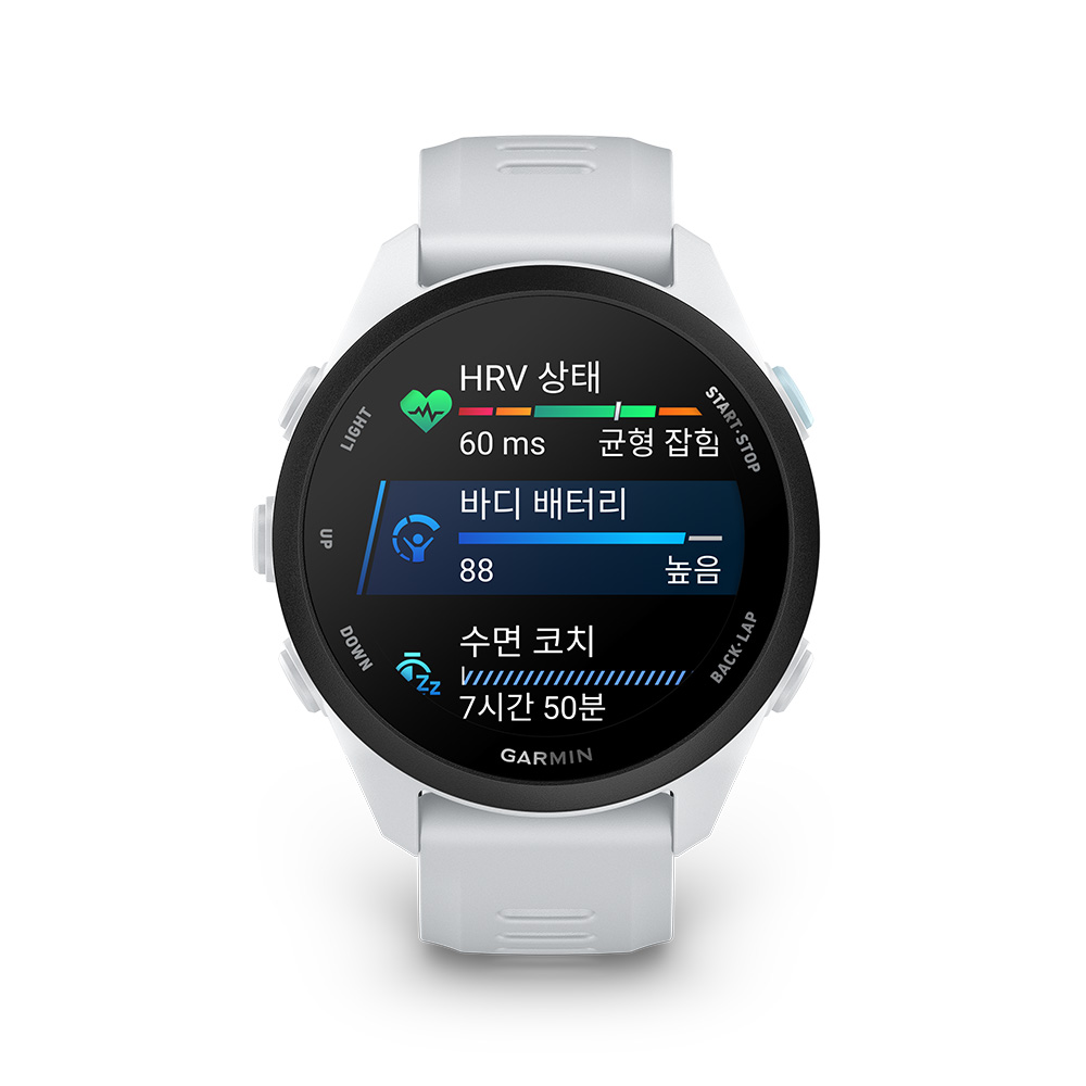 가민 포러너 70 화이트스톤 러닝 GPS 스마트워치(Garmin Forerunner 70, GPS,Whitestone, TWN/KOR/SEA,AB5206_010-04307-11) - 2