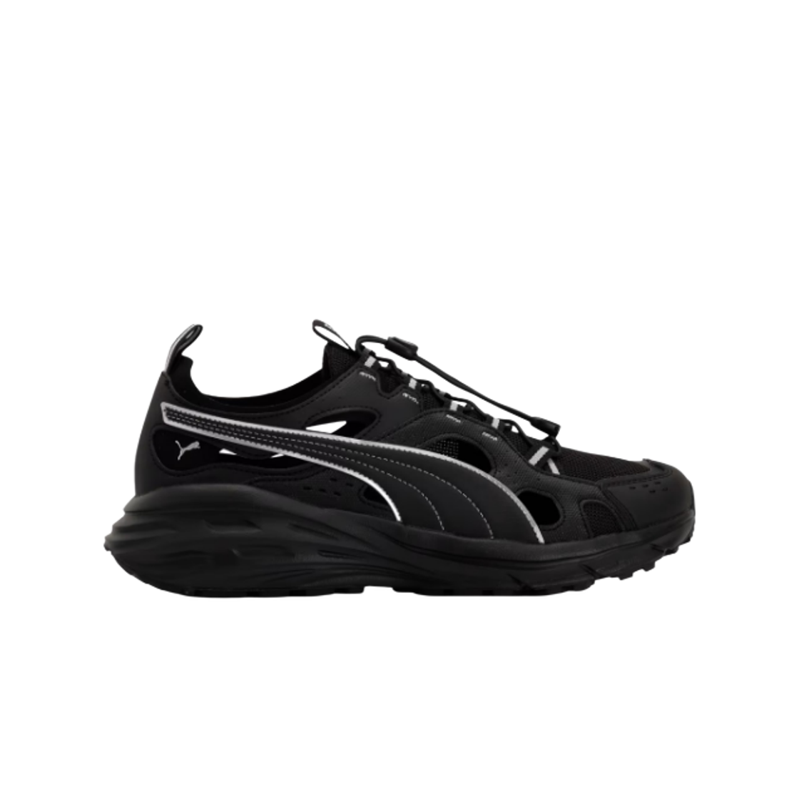 408808-03 Puma Hypnotic LS Abrupt Sandals Black Silver
