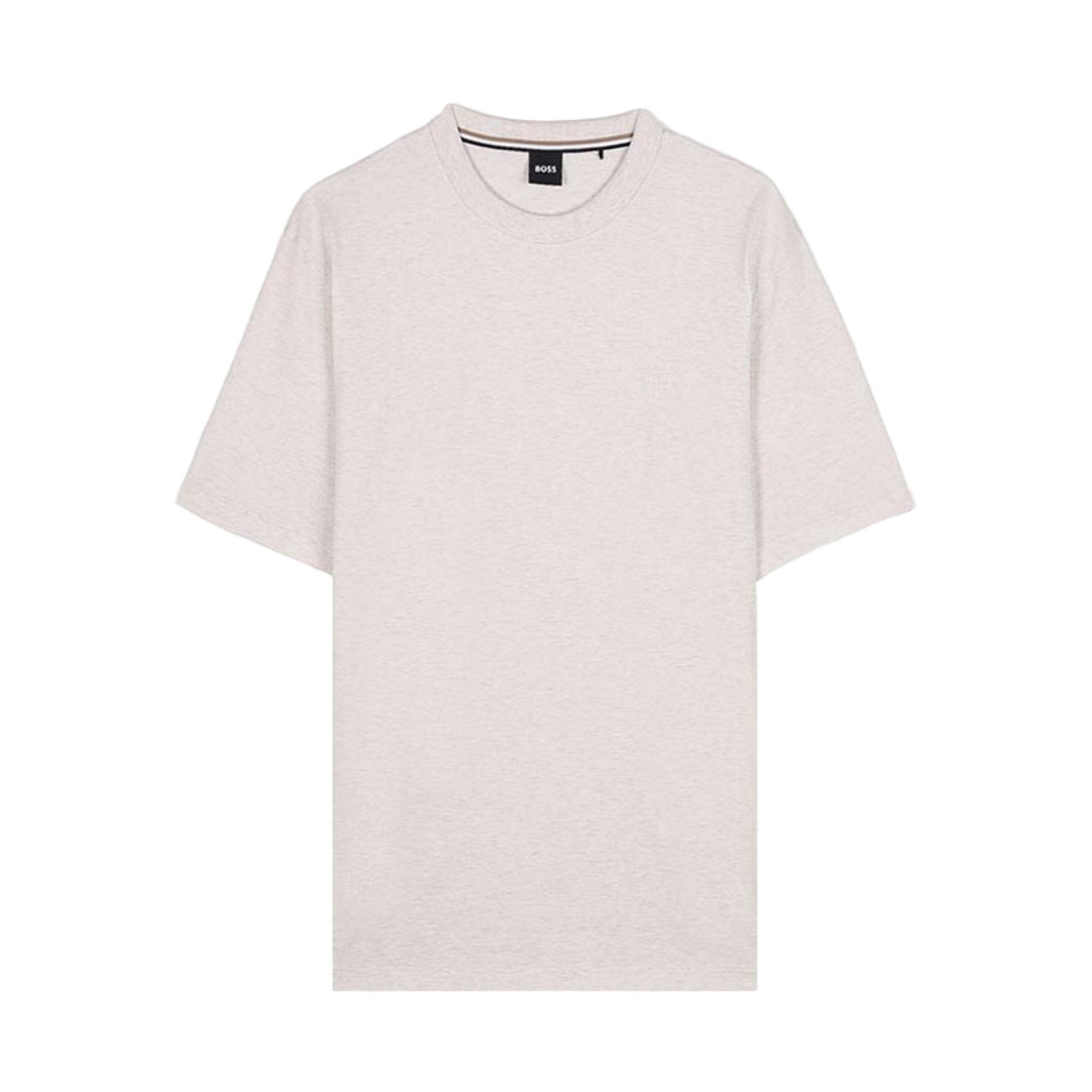 휴고 보스 토널 로고 코튼 저지 티셔츠 오프 화이트(Hugo Boss Cotton Jersey T-Shirt with Tonal Logo Off White)