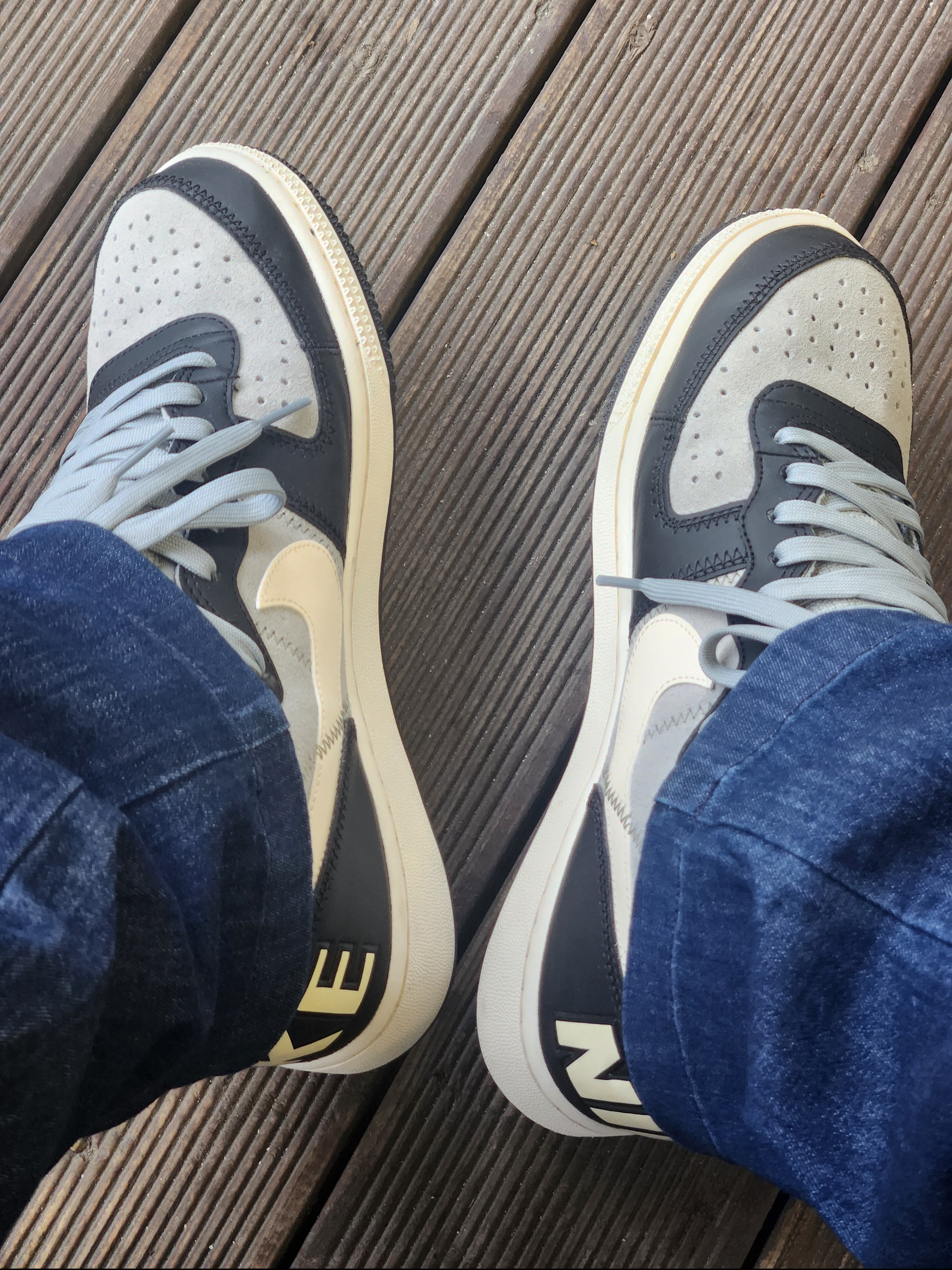 Nike Terminator High Black and Light Pumice ์ฐฉ์ฉ ์คํ์ผ