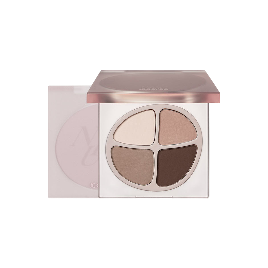 주씨 4 쉐이드 아이섀도우 팔레트 F11 소렐 누드(Joocyee 4 Shades Eyeshadow Palette F11 Sorrel Nude)