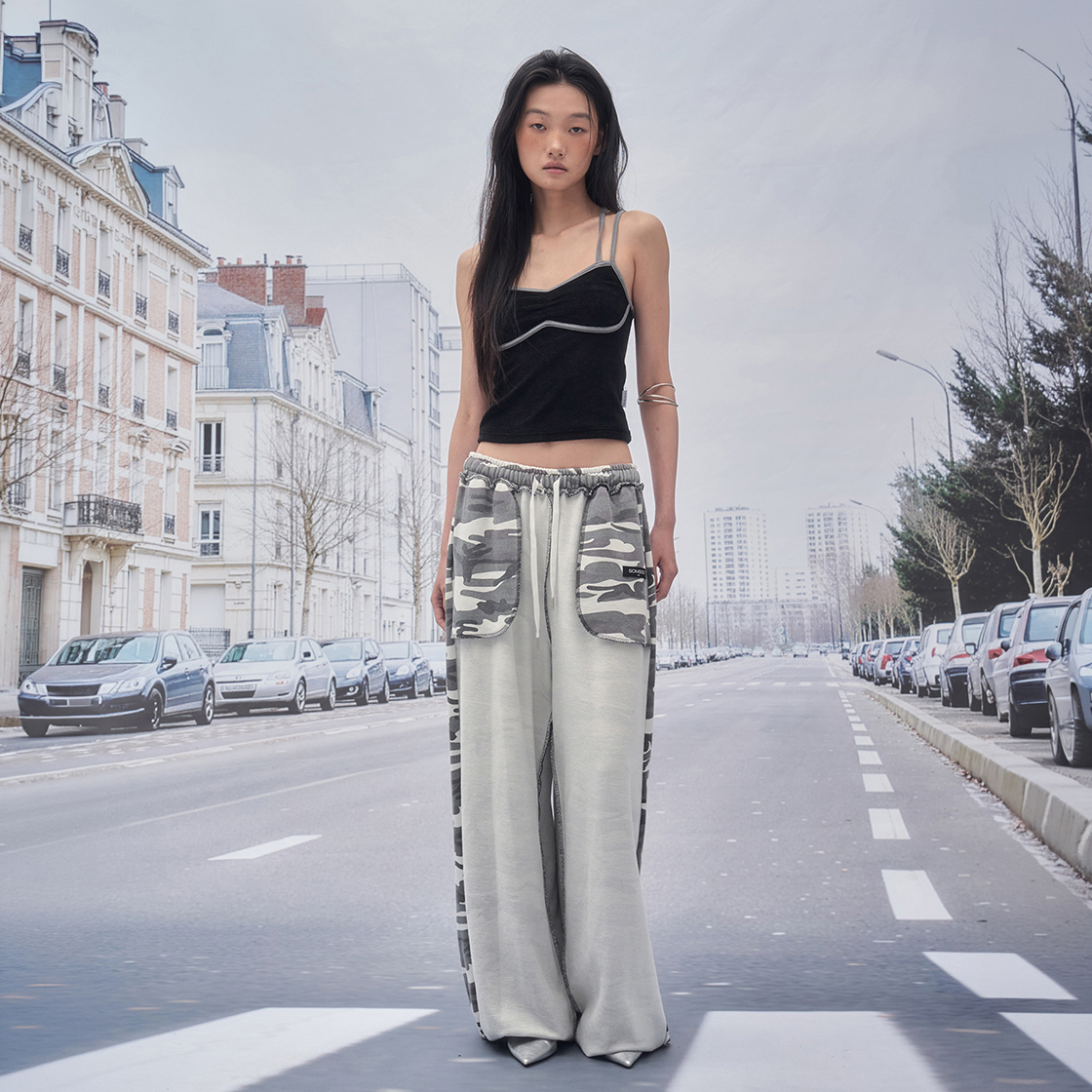 솜속 아렌 리버시블 카모 팬츠 화이트(SOMSOC Aren Reversible Camo Pants White) - 3